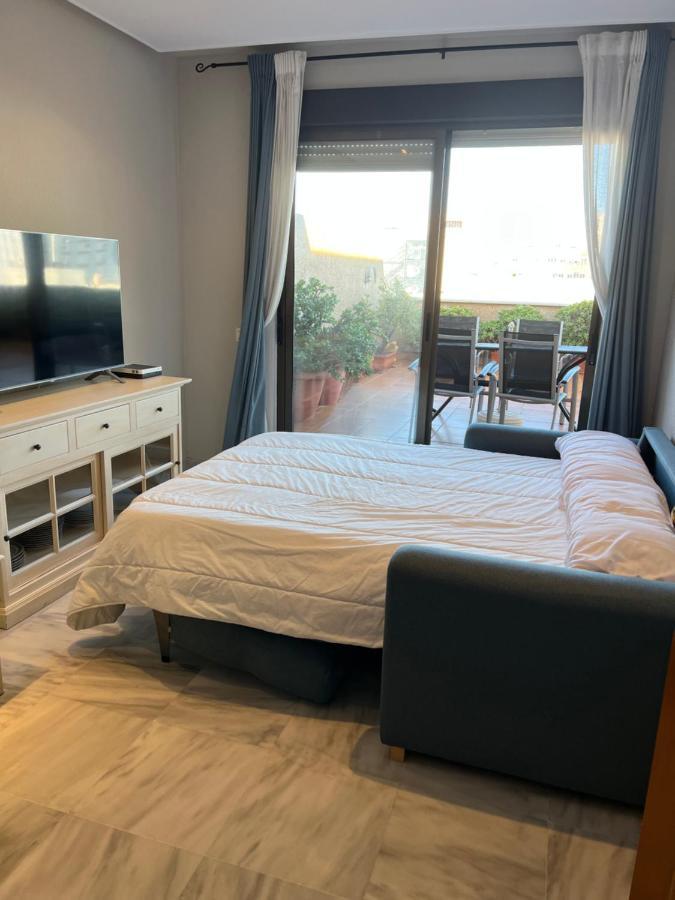 Atico Primera Linea De Playa. 加的斯 外观 照片